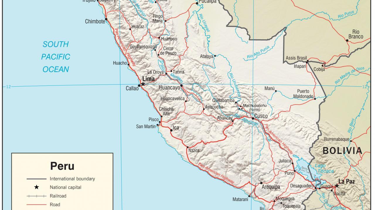 Peru map