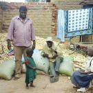 Maize farming family in Tanzania